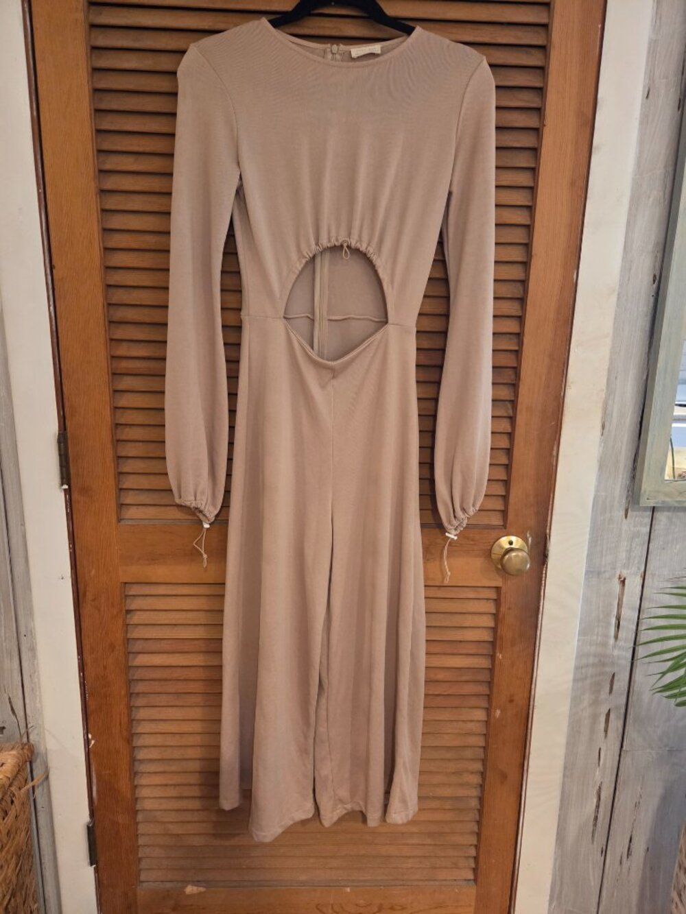 Zara jumpsuit with cut out front